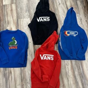 4 Vans kids sweatshirts